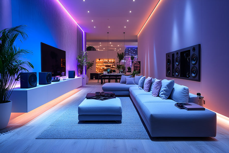 RGB+CCT LED Strip 24W/roll  785LM/roll  Remote control