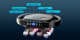 9 Massage Modes 30 Intensity Levels High Power Deep Tissue Massager Muscle Awakening Relaxation and Recovery Portable Muscle Gun for Fitness - Low Angle