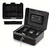 Portable & Secure, Ready to Use — Commercial Mobile Cash Drawer - Front View