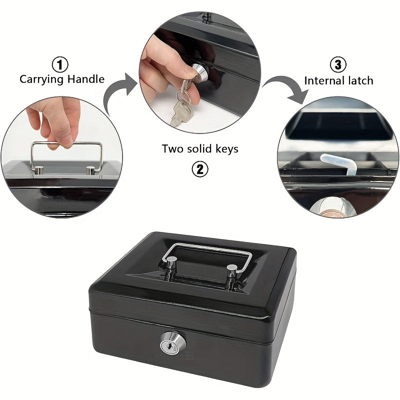 Portable & Secure, Ready to Use — Commercial Mobile Cash Drawer