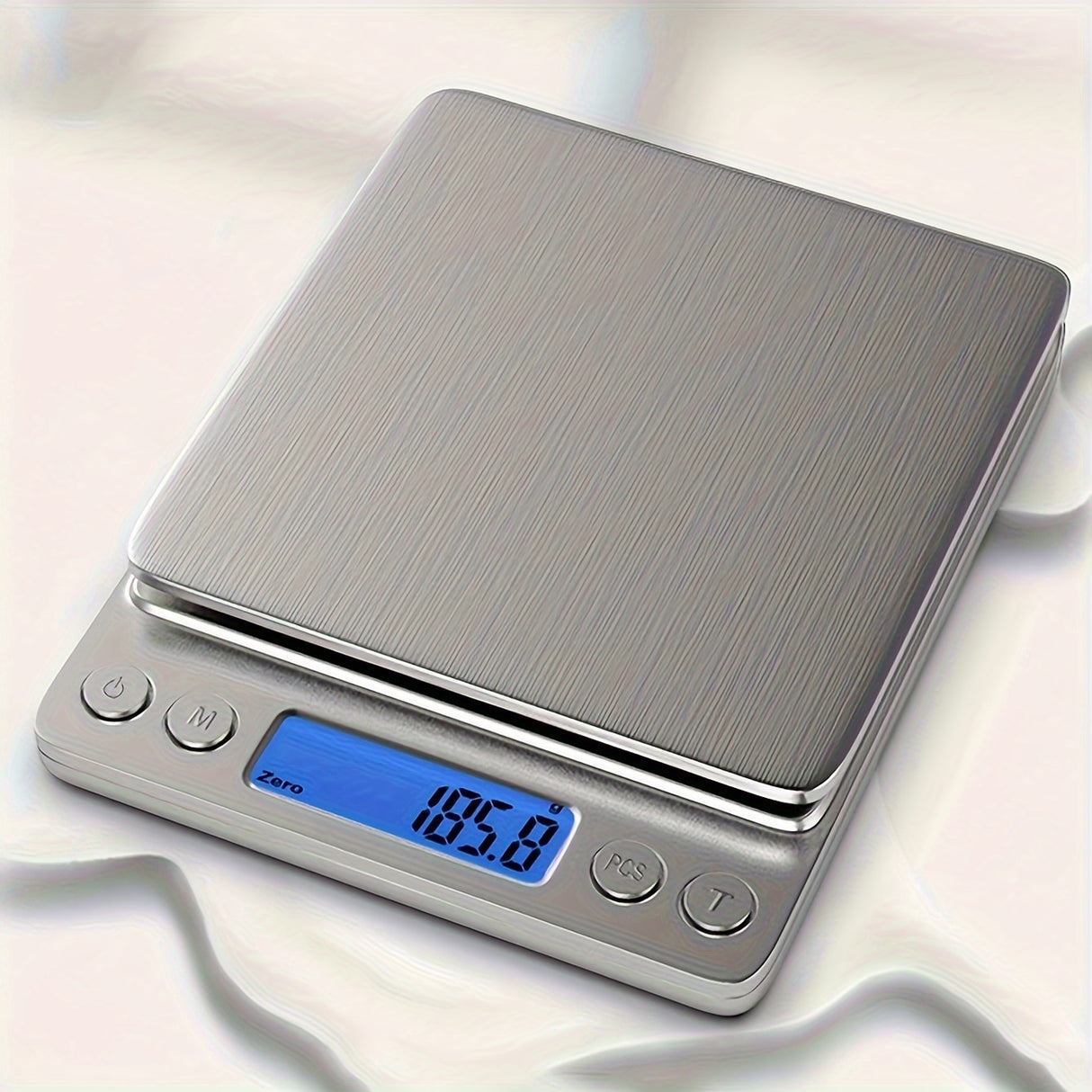 Food Scale, Kitchen Scale — Digital Weight Display in Grams and Ounces, High-Precision Electronic Scale.3000G/0.1G