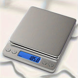 Food Scale, Kitchen Scale — Digital Weight Display in Grams and Ounces, High-Precision Electronic Scale.3000G/0.1G - Rear View