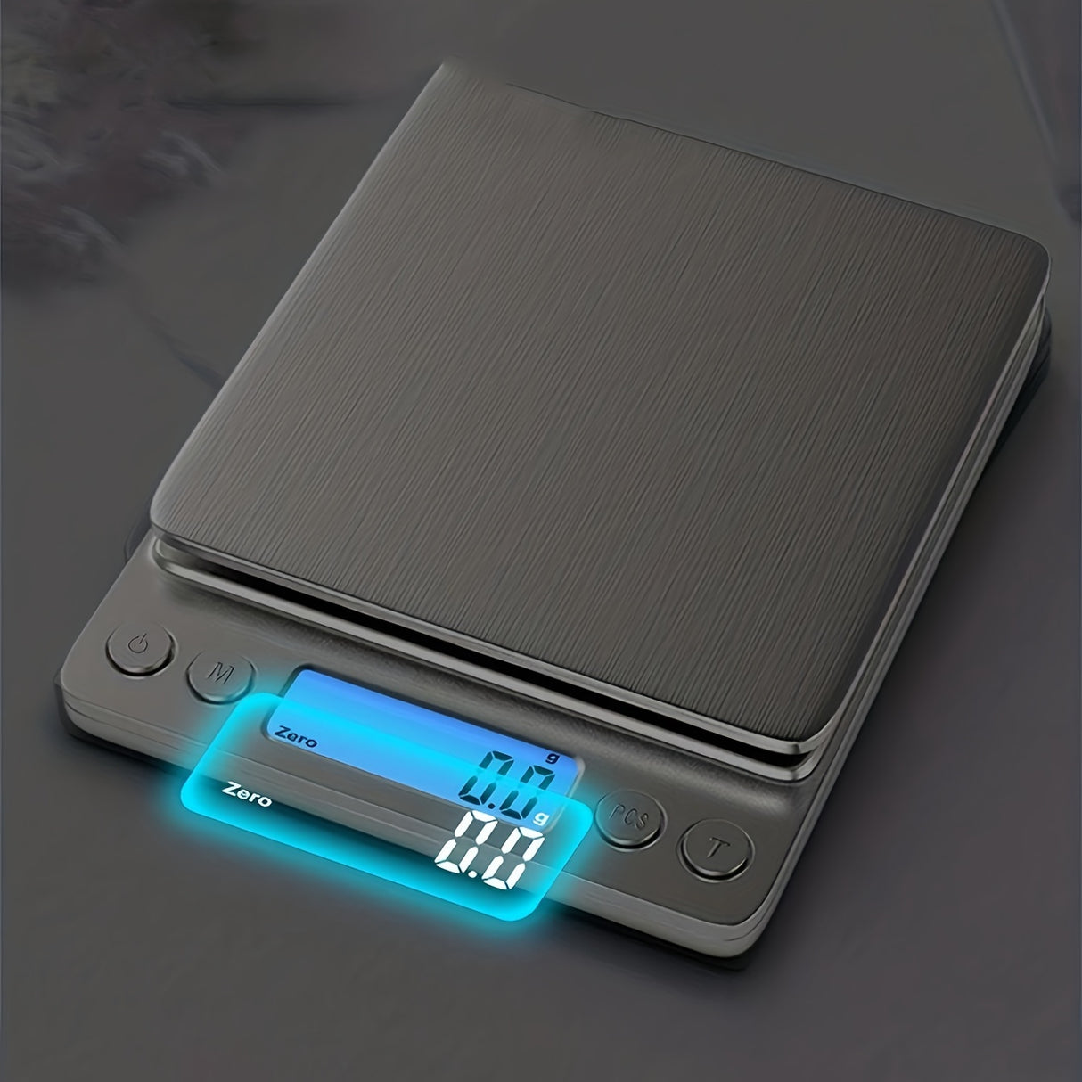 Food Scale, Kitchen Scale — Digital Weight Display in Grams and Ounces, High-Precision Electronic Scale.3000G/0.1G