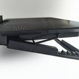 **Fully Compatible Laptop Stand｜Dual-Fan Cooling + Ergonomic Angle Adjustment, All-in-One Portable Design for Work, Gaming, and Entertainment** - Rear View