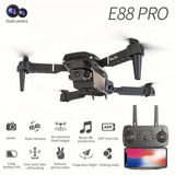 **E88 PRO All-in-One Gesture-Controlled Aerial Drone | Dual Adjustable HD Cameras + 3-Speed Wind Resistance + Touch-Free Operation, Smart Tracking with One-Click Editing, Perfect for Beginners and Outdoor Creativity** - Top-Down View