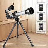 **Entry-Level Quick-Setup Astronomical Telescope | Stable Tripod, Four-Step Star and Landscape Viewing, Clear Sight of Moon and Landmarks, Top Choice for Family Outdoor Exploration**