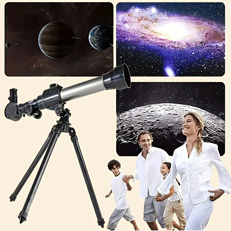 **Entry-Level Quick-Setup Astronomical Telescope | Stable Tripod, Four-Step Star and Landscape Viewing, Clear Sight of Moon and Landmarks, Top Choice for Family Outdoor Exploration**