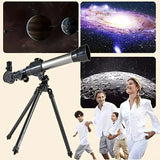 **Entry-Level Quick-Setup Astronomical Telescope | Stable Tripod, Four-Step Star and Landscape Viewing, Clear Sight of Moon and Landmarks, Top Choice for Family Outdoor Exploration** - 45-Degree Angle