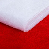 16-piece Christmas chair set-holiday red Christmas hat pattern, suitable for holiday dinners and party decorations, including 8 chair sets and 8 tableware sets, reusable, durable fabric, suitable for Christmas, New Year,and party activiti - Low Angle