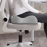 black**Waist Support and Seat Cushion Combo: Scientifically Supports the Back, Breathable and Pressure-Relieving, Comfortable for 8 Hours of Sitting** - Rear View