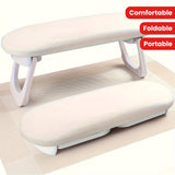 Grey Dual-Use Hand Pillow: Combines Manicure Support and Portable Folding, Ergonomic Design, Suitable for Multiple Scenarios, Providing Comfort Anytime - Side View