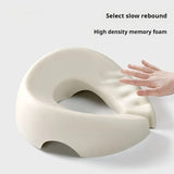 BLUE Soft O-shaped/U-shaped Face Pillow for Beauty Salons/Spa Massage, Ergonomic Face Pillow, Multi-functional Suitable for Adult Facial Care and Relaxation, Multi-functional Neck and Face Support Comfort Face Pillow