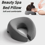 BLUE Soft O-shaped/U-shaped Face Pillow for Beauty Salons/Spa Massage, Ergonomic Face Pillow, Multi-functional Suitable for Adult Facial Care and Relaxation, Multi-functional Neck and Face Support Comfort Face Pillow