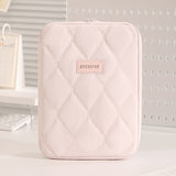 **BEENLOVE Tablet Storage Bag: 180° Full-Open Independent Compartment, Shockproof & Portable, Multifunctional Design**(Pink)