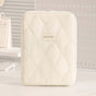 (beige)**BEENLOVE Tablet Storage Bag: 180° Full-Open Independent Compartment, Shockproof & Portable, Multifunctional Design**