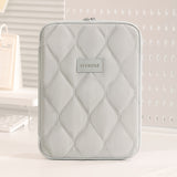 (beige)**BEENLOVE Tablet Storage Bag: 180° Full-Open Independent Compartment, Shockproof & Portable, Multifunctional Design**