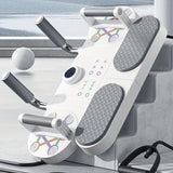 (WHITE)Three-in-One Training Board: Push-Ups, Planks & Resistance Band Workouts — Your All-in-One Home Fitness Solution - Front View