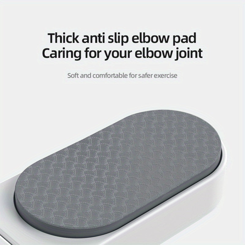 (WHITE)Three-in-One Training Board: Push-Ups, Planks & Resistance Band Workouts — Your All-in-One Home Fitness Solution