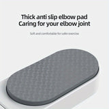 BLACK Three-in-One Training Board: Push-Ups, Planks & Resistance Band Workouts — Your All-in-One Home Fitness Solution - Rear View