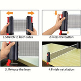 Easy-to-Install Durable Racket: 3-Step Assembly, 5-Layer Composite Wood, Ergonomic Non-Slip Grip for Long-Lasting Comfortable Sports Experience - Side View