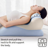 Bed Stomach-Sleep Pillow - Multi-functional Prone Position Pillow for Stomach Sleeping, Phone Use, Reading, Couples Fun Play, Intimacy Aid for Couples, Bed Hip Elevation Tool, Pā Pā Pillow（PINK） - Top-Down View