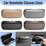 Car Travel Three-Piece Set: Push-Open Eyeglass Case, Universal Storage Case, and Secure Organizer—Complete On-the-Go Storage, Peace of Mind Every Journey(Grey) - Front View
