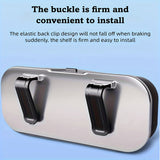 Car Travel Three-Piece Set: Push-Open Eyeglass Case, Universal Storage Case, and Secure Organizer—Complete On-the-Go Storage, Peace of Mind Every Journey(Grey)