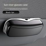 Car Travel Three-Piece Set: Push-Open Eyeglass Case, Universal Storage Case, and Secure Organizer—Complete On-the-Go Storage, Peace of Mind Every Journey(Grey)