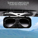 Car Travel Three-Piece Set: Push-Open Eyeglass Case, Universal Storage Case, and Secure Organizer—Complete On-the-Go Storage, Peace of Mind Every Journey(Beige) - Close-Up Angle