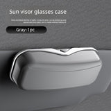Car Travel Three-Piece Set: Push-Open Eyeglass Case, Universal Storage Case, and Secure Organizer—Complete On-the-Go Storage, Peace of Mind Every Journey(Beige)