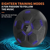 Smart Boxing Training Device: 18 Music Modes + Adaptive System + Minimalist Wall Mount, Creating a Professional-Grade Immersive Home Fitness Experience - Top-Down View