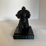 **Knight Sculpture Pen Holder: A Medieval Epic on Your Desk, Where the Pen Becomes a Sword, Blending Decorative Art with Practical Office Use** - Front View