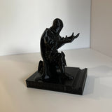 **Knight Sculpture Pen Holder: A Medieval Epic on Your Desk, Where the Pen Becomes a Sword, Blending Decorative Art with Practical Office Use** - Side View