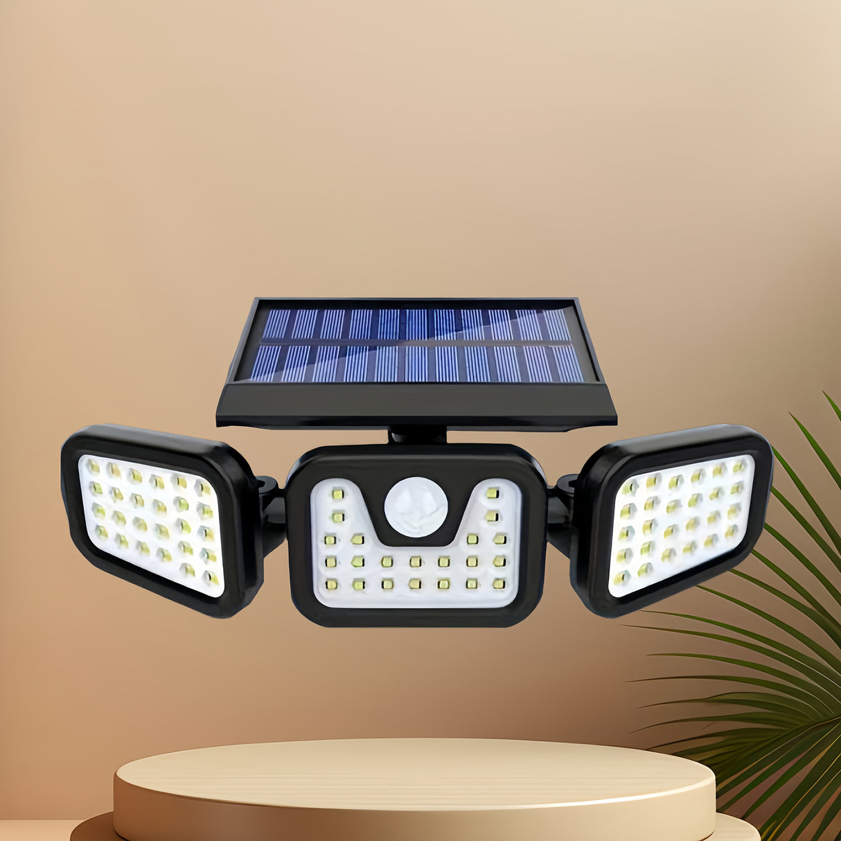 74 LED Solar Motion Sensor Light, 3 Brightness Modes Outdoor Wall Light, Suitable for Front Door, Yard, Garage, Patio