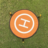 **Drone Quick-Fold Landing Pad + UV-Resistant Storage Bag Combo | Dual-Sided Takeoff/Landing, UV Protection & Shockproof, Ready-to-Go for Outdoor Aerial Photography, a Lightweight Protection System Designed for Pilots**（Yellow)）