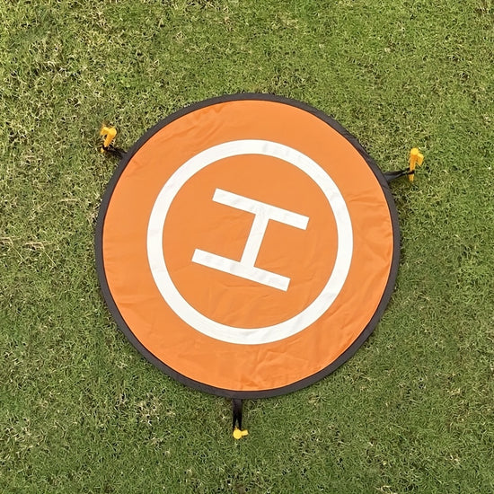 **Drone Quick-Fold Landing Pad + UV-Resistant Storage Bag Combo | Dual-Sided Takeoff/Landing, UV Protection & Shockproof, Ready-to-Go for Outdoor Aerial Photography, a Lightweight Protection System Designed for Pilots**（Yellow)）