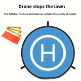 **Drone Quick-Fold Landing Pad + UV-Resistant Storage Bag Combo | Dual-Sided Takeoff/Landing, UV Protection & Shockproof, Ready-to-Go for Outdoor Aerial Photography, a Lightweight Protection System Designed for Pilots**（Yellow)）