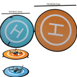 **Drone Quick-Fold Landing Pad + UV-Resistant Storage Bag Combo | Dual-Sided Takeoff/Landing, UV Protection & Shockproof, Ready-to-Go for Outdoor Aerial Photography, a Lightweight Protection System Designed for Pilots**（Yellow)） - Side View