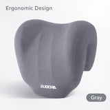 Ergonomic Multi-functional Nap Pillow - Desk Rest Pillow with Neck/Side Support, Memory Foam Cushion for Office, Home & Travel(ORANGE) - Top-Down View