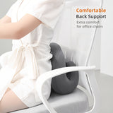 Ergonomic Multi-functional Nap Pillow - Desk Rest Pillow with Neck/Side Support, Memory Foam Cushion for Office, Home & Travel(GRAY) - Top-Down View