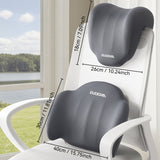 Ergonomic Multi-functional Nap Pillow - Desk Rest Pillow with Neck/Side Support, Memory Foam Cushion for Office, Home & Travel(GRAY) - Close-Up Angle