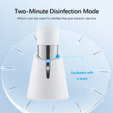 Blue Light Eye Beauty Device｜Four Core Functions in One Device: Blue Light Disinfection and Sterilization, High-Frequency Vibration Massage, Reduction of Oil Secretion, Lightening of Eye Bags and Dark Circles - Low Angle