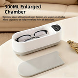 High-Frequency Vibration Cleaning Box｜Powerful Deep Clean・Low Noise & Energy-Saving・Restore Original Shine, Renewing Jewelry, Glasses & Delicate Items** - Top-Down View