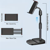 **Telescopic Rotating Live Stream Tripod: Adjustable Height, Multi-Angle Shooting, Stable and Portable** - Rear View