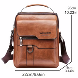 Men's retro crossbody Bag (brown) : High quality with multiple compartments, practical and versatile. It is the top choice for Father's Day, Valentine's Day and Christmas gifts