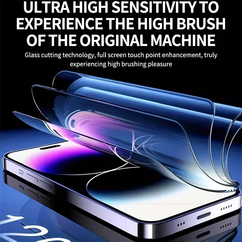 iPhone 14 Plus - 5 packs of high-definition protective film cases