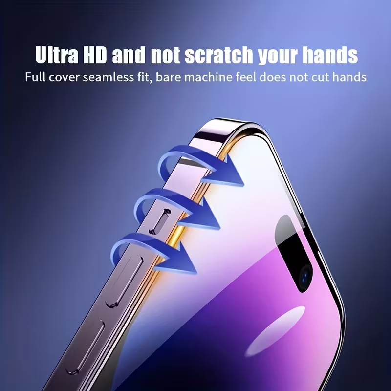 iPhone 14 Plus - 5 packs of high-definition protective film cases