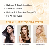 250ml Keratin Hair Care and Repair Mask: Deeply repair damaged hair, Rebuild hair structure, professional care for straight and curly hair