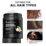 250ml Avocado & Coconut Oil Nourishing Hair Mask: Deeply moisturizing and nourishing, radiating natural radiance, smooth and non-frizzy - Side View