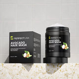 250ml Avocado & Coconut Oil Nourishing Hair Mask: Deeply moisturizing and nourishing, radiating natural radiance, smooth and non-frizzy - Close-Up Angle